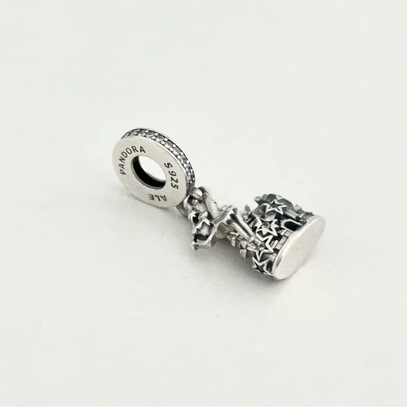 Pandora Disney Parks Tinkerbell Castle Walt Disney World Dangle Bead Charm
